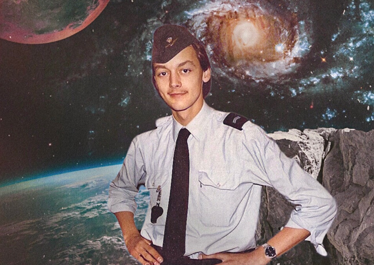 Gert de Goede jeugd korporaal luchtmacht schrijver dichter kunstenaar cartoonist illustrator Uden Vliegbasis Volkel seventies