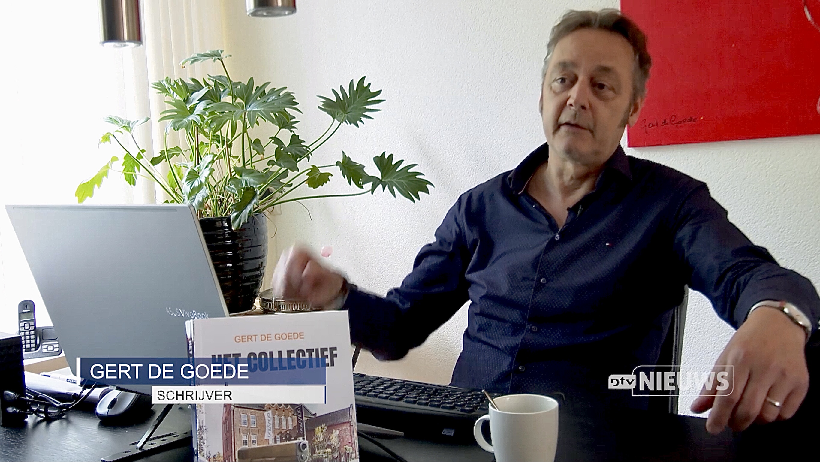 Gert de Goede schrijver Dtv nieuws interview Uden Maashorst roman boek book novel thriller Nikkie de Jager metamorfose cartoon lief dagboek kunstenaar cartoonist levensgenieter writer artist zomergast zomer verhalen