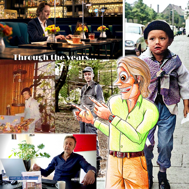 Gert de Goede artist painter cartoonist illustrator writer art cartoons youth as a kid child grow up 