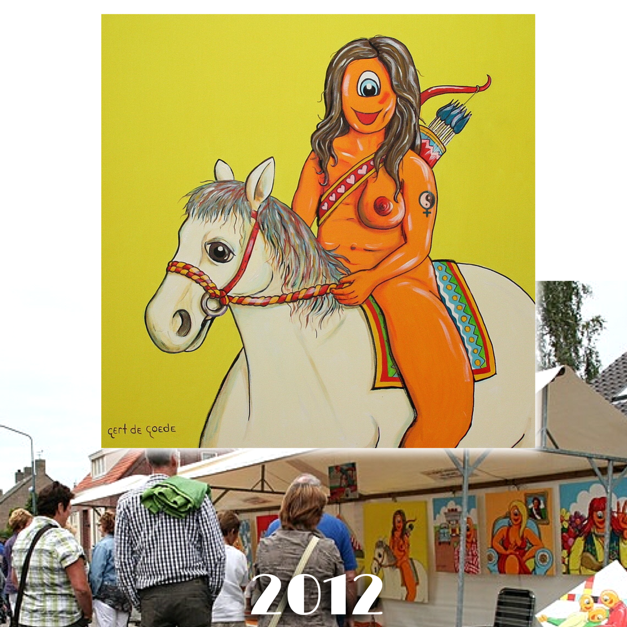 Gert de Goede paiter artist cartoonist art illustrator writer Amazone breastcancer