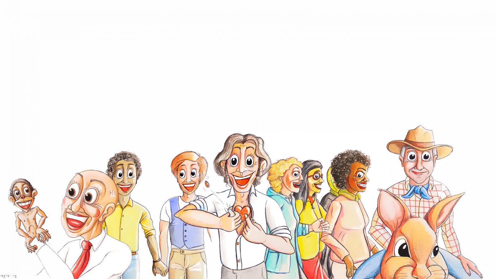 samen gert de goede illustratie illustration drawing tekening handwerk craftmanship ambachtelijk cartoon visionary