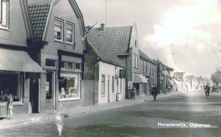 Dijkstraat Honselersdijk, van den Beukel, Gert de Goede, jeugdsentiment, jeugdherinneringen, sixties